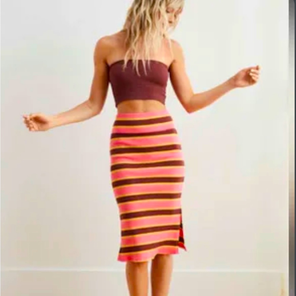 Aerie Striped Skirt